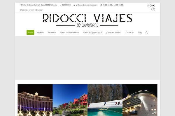 WordPress website example screenshot