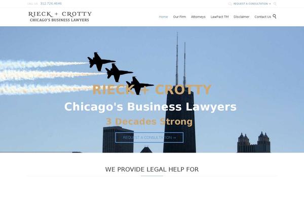 rieckcrotty.com site used Lawyers Attorneys