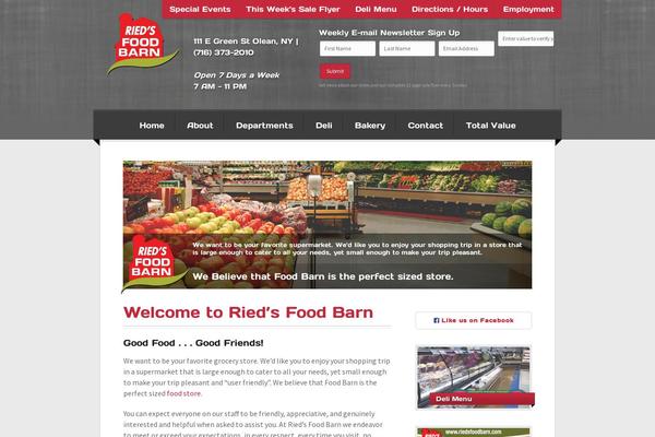 riedsfoodbarn.com site used Riedsfoodbarn