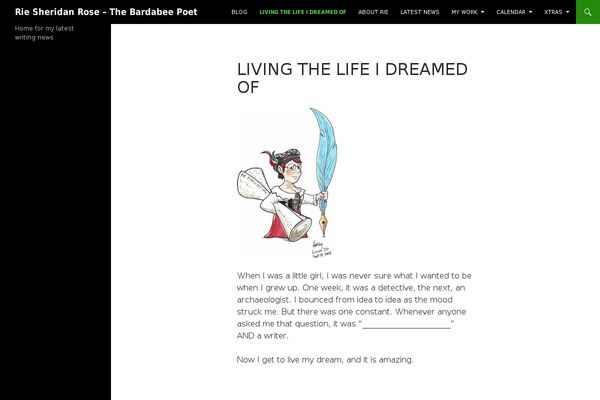 Twenty Fourteen theme site design template sample