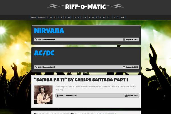 riff-o-matic.com site used Distinction