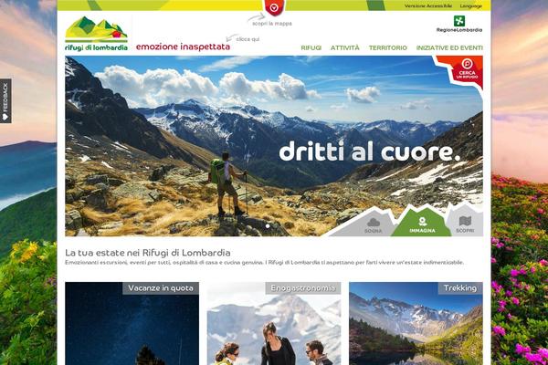 rifugi.lombardia.it site used Rifugi-lombardia