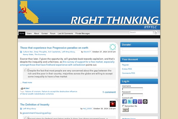 right-thinking.com site used Dashy-blog