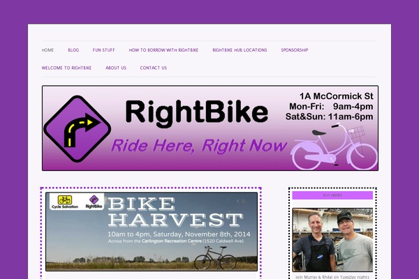 rightbike.org site used Rightbike-2014