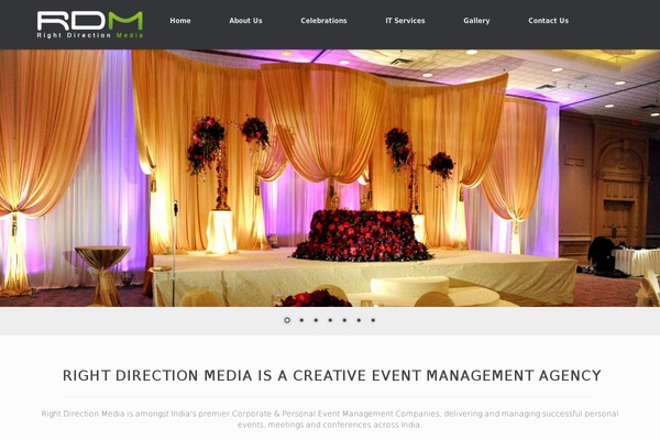 Vantage theme site design template sample