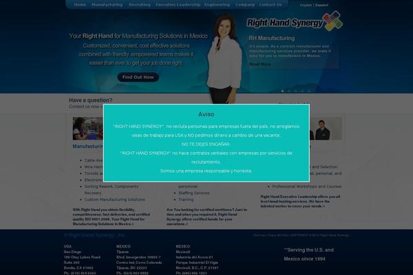 WordPress website example screenshot