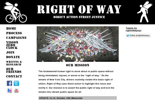 rightofway.org site used Rightofway