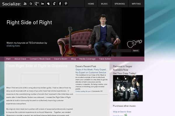 rightsideofright.com site used Davecarrollmusic