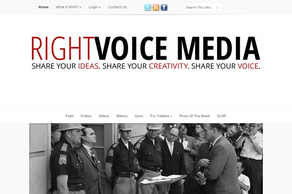 rightvoicemedia.com site used Rightvoicetheme