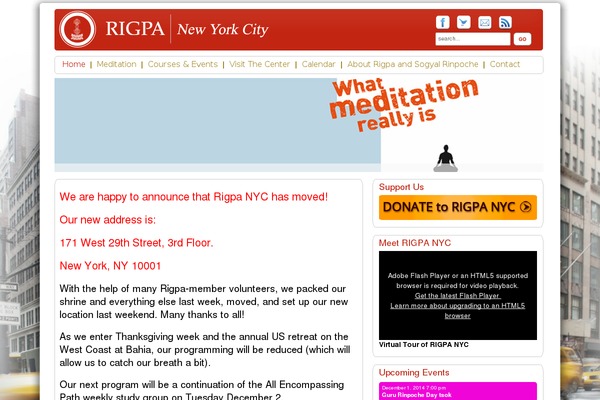 rigpanyc.org site used Rigpa