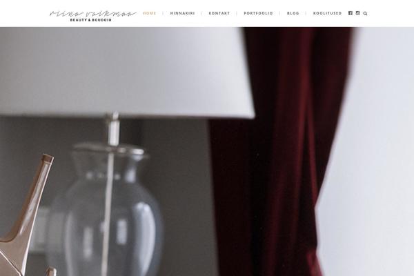 Hazel theme site design template sample