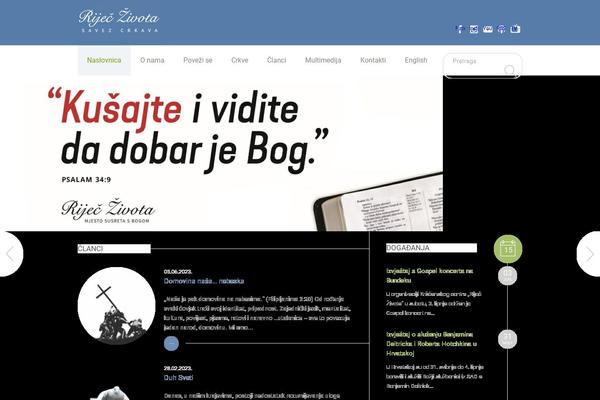 WordPress website example screenshot