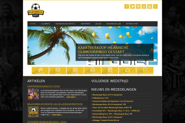 Magazino theme site design template sample