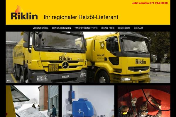 riklinoel.ch site used Riklin-theme