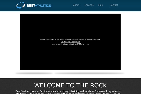Riley theme site design template sample
