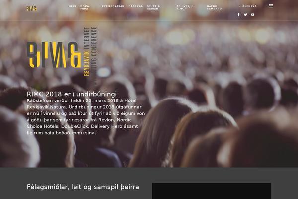 Meetup theme site design template sample