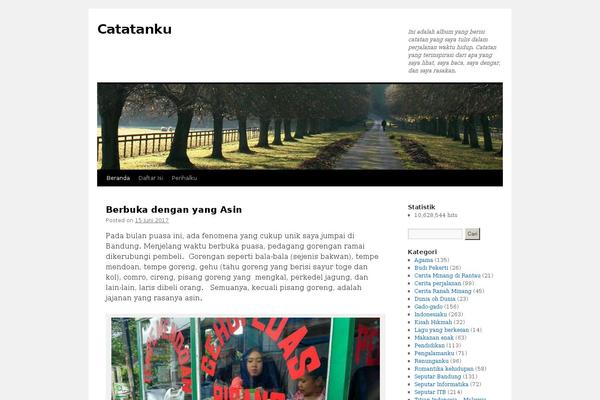 WordPress website example screenshot