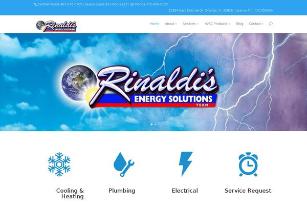 rinaldis.com site used Rinaldis-childtheme