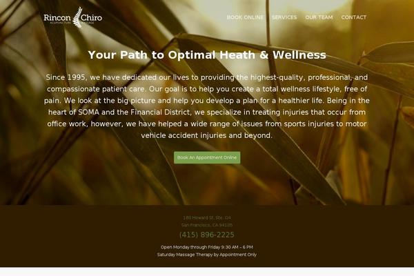 WordPress website example screenshot