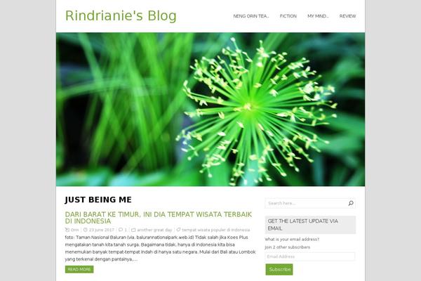 NatureSpace theme site design template sample