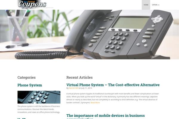 WordPress website example screenshot