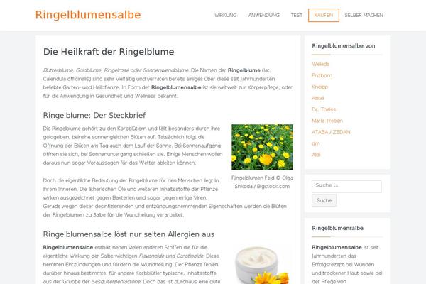 ringelblumensalbe.org site used Accumen