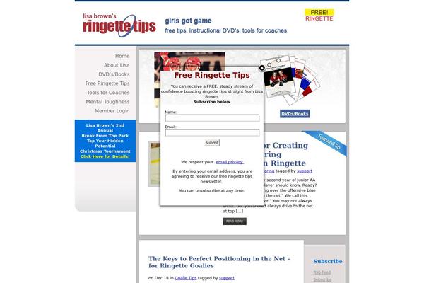 ringettetips.com site used Ringette_tips