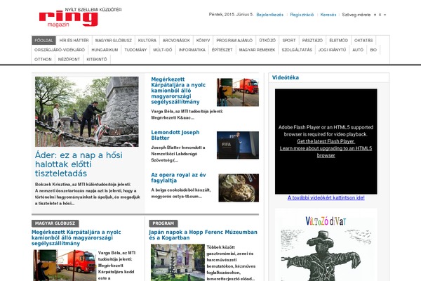 ringmagazin.hu site used Budaorsiinfo