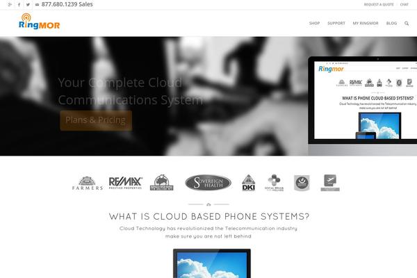 Enfold theme site design template sample
