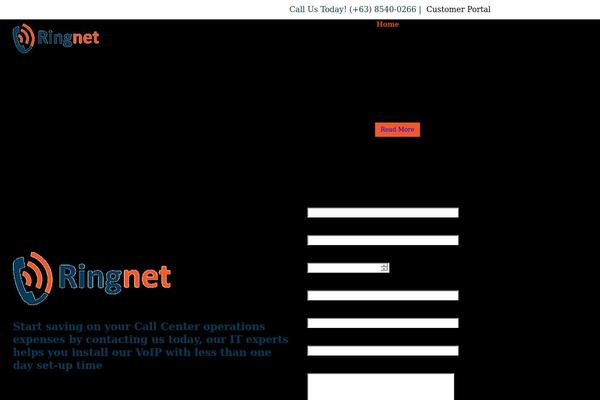 WordPress website example screenshot
