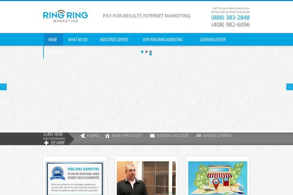 ringringmarketing.com site used Marketing