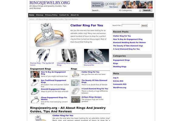 ringsjewelry.org site used Tetap Semangat