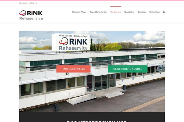 rink-rehaservice.de site used Zerif Lite