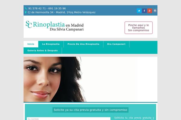 Total theme site design template sample