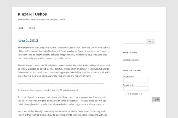 WordPress website example screenshot