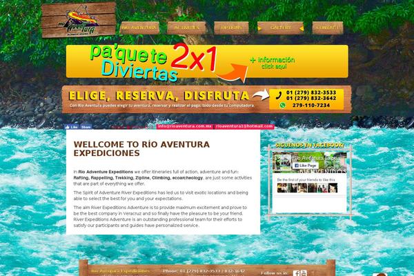 rioaventura.com.mx site used Rio-aventura