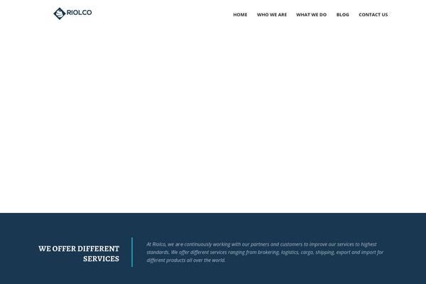 Logiscargo theme site design template sample