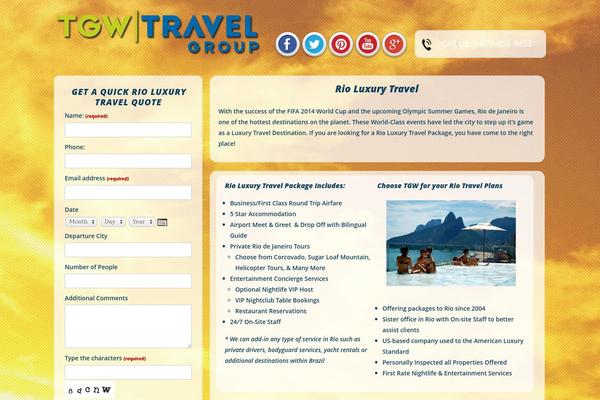 rioluxurytravel.com site used Headway-themes