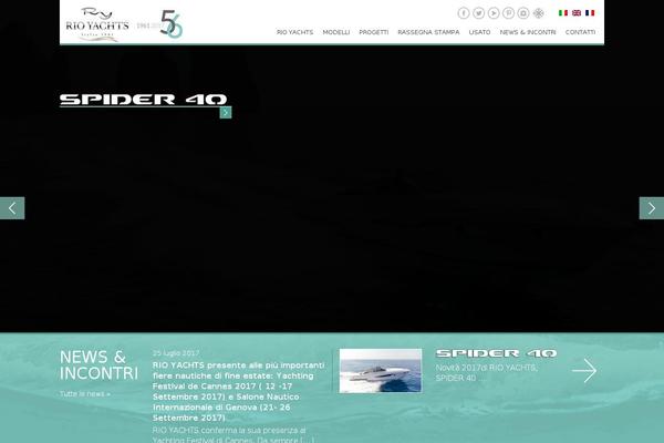 Rio theme site design template sample