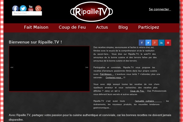 ripaille.tv site used Ripaille