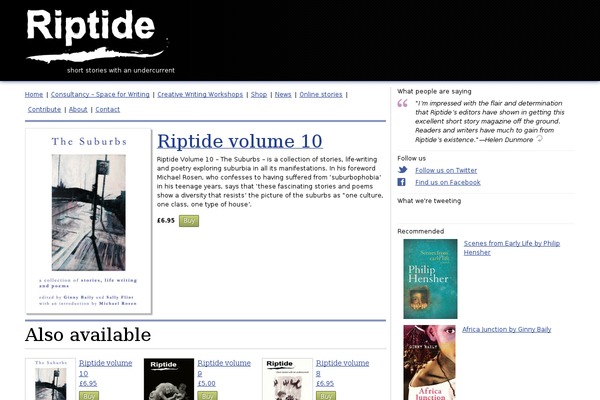 riptidejournal.co.uk site used Riptide