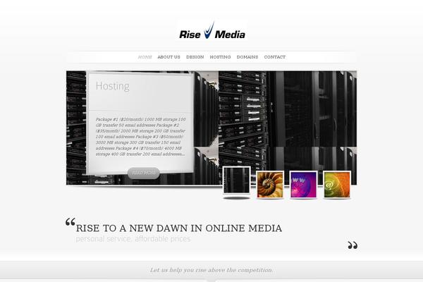 SimplePress theme site design template sample