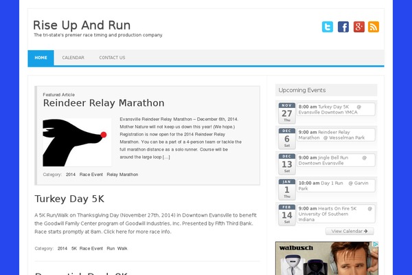 riseupandrun.com site used Iconic One