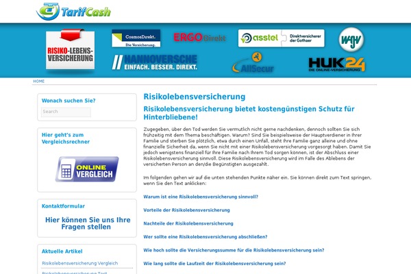 risikolebensversicherung-onlinevergleich.de site used Blv-wp