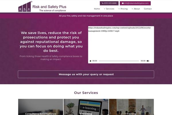 riskandsafetyplus.com site used Poppy-design-studio