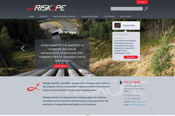 riskope.com site used Riskope