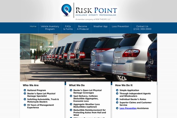 risk theme websites examples