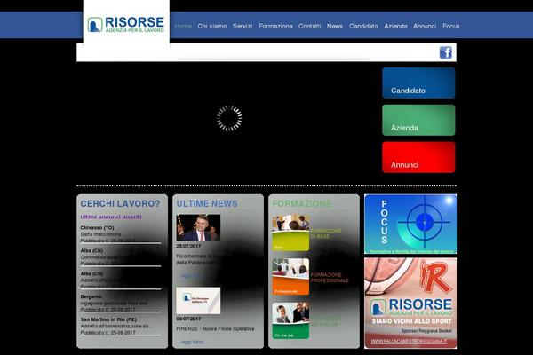 risorse.it site used Risorse