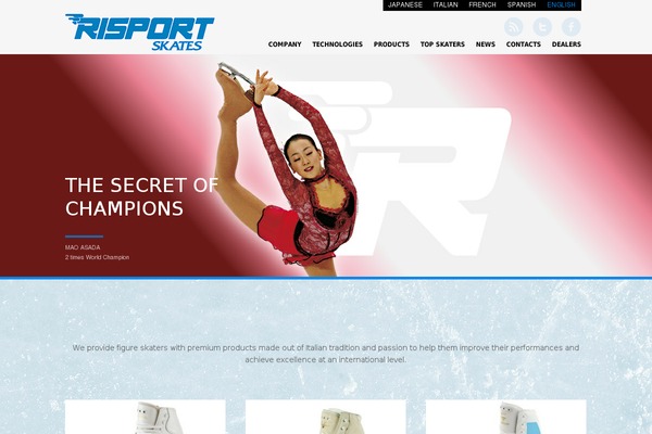risport.com site used Lucidpress
