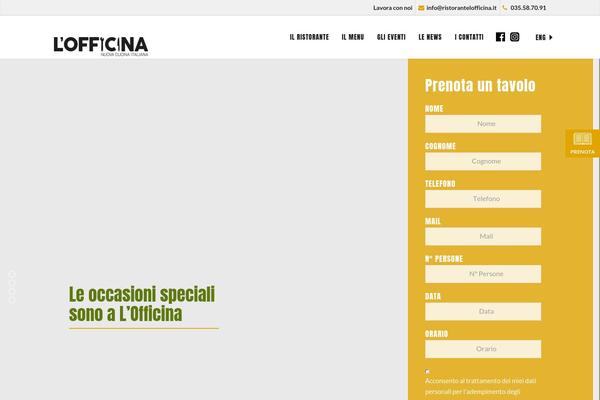ristorantelofficina.it site used Officina